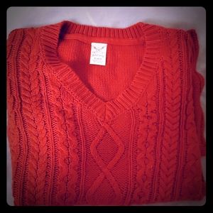 Red Knit Sweater